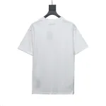  Prada triangle logo color block letter short-sleeved T-shirt white T-Shirts