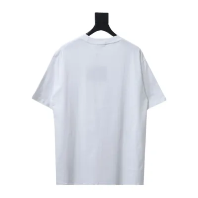  Prada wave line triangle embroidered short-sleeved T-shirt T-Shirts 02