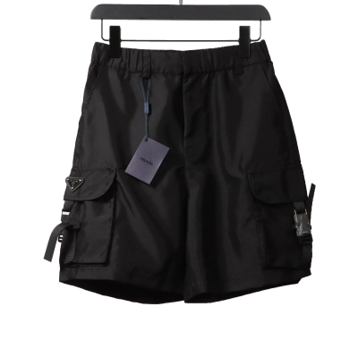 Prada workwear nylon straight Short Pants 01