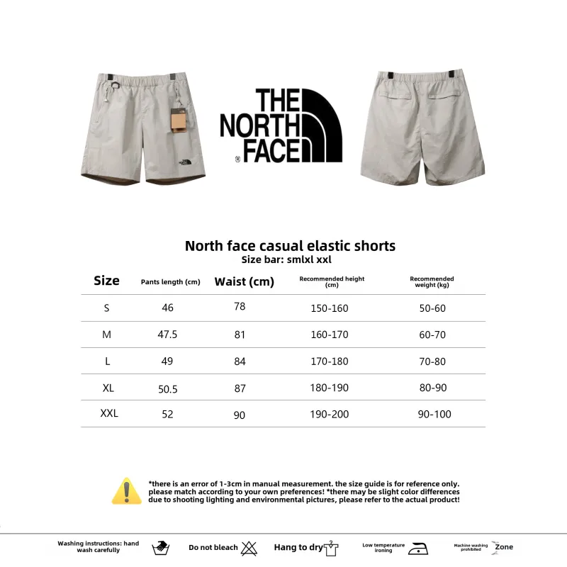 The North Face casual elastic Short Pants white