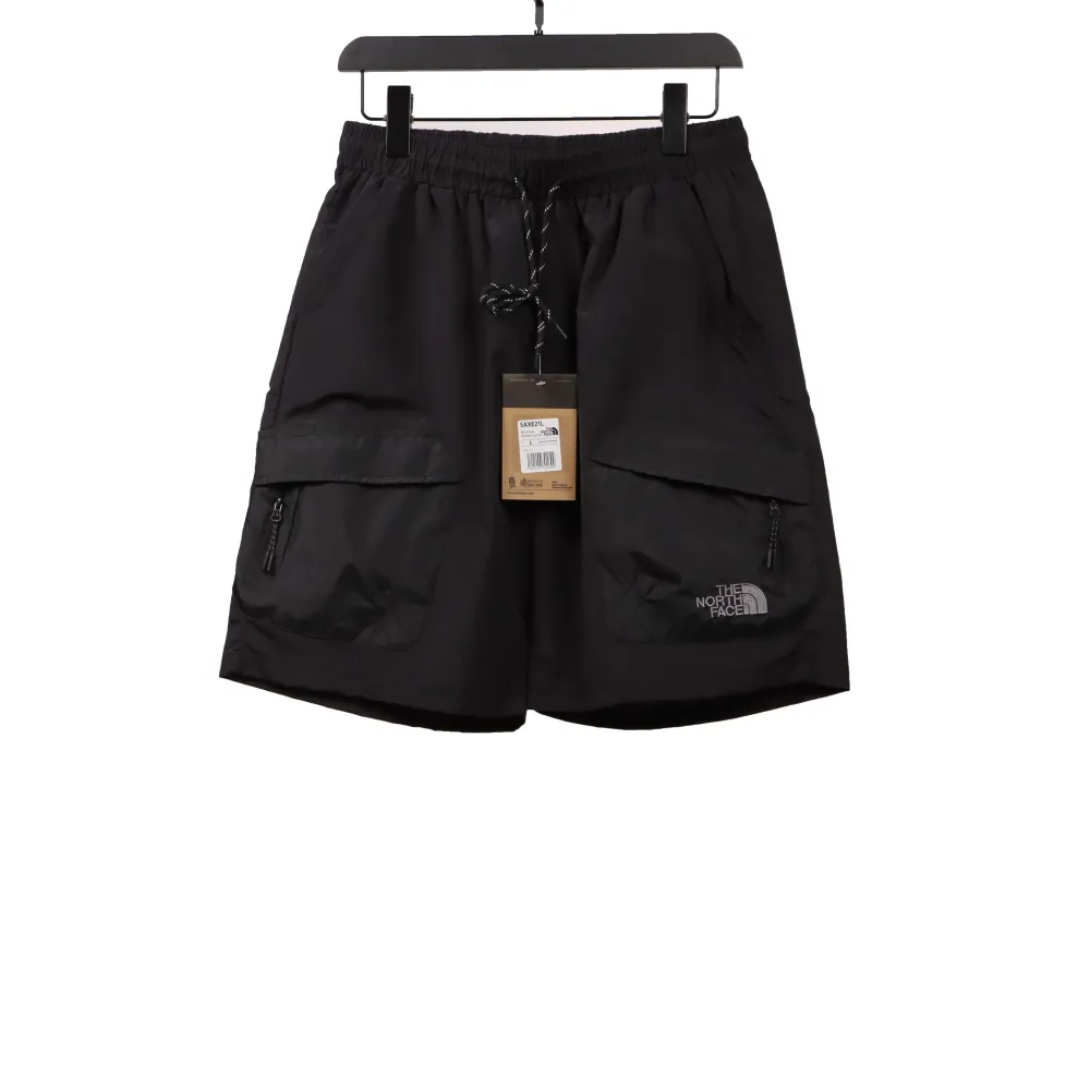the n0*h F**e multi-pocket cargo short pants black