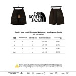 The North Face multi-pocket cargo Short Pants gray-green
