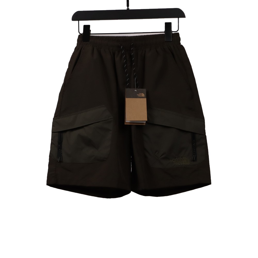 The North Face multi-pocket cargo Short Pants gray-green