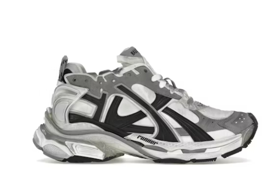 Uabat Balenciaga Runner Grey White Black