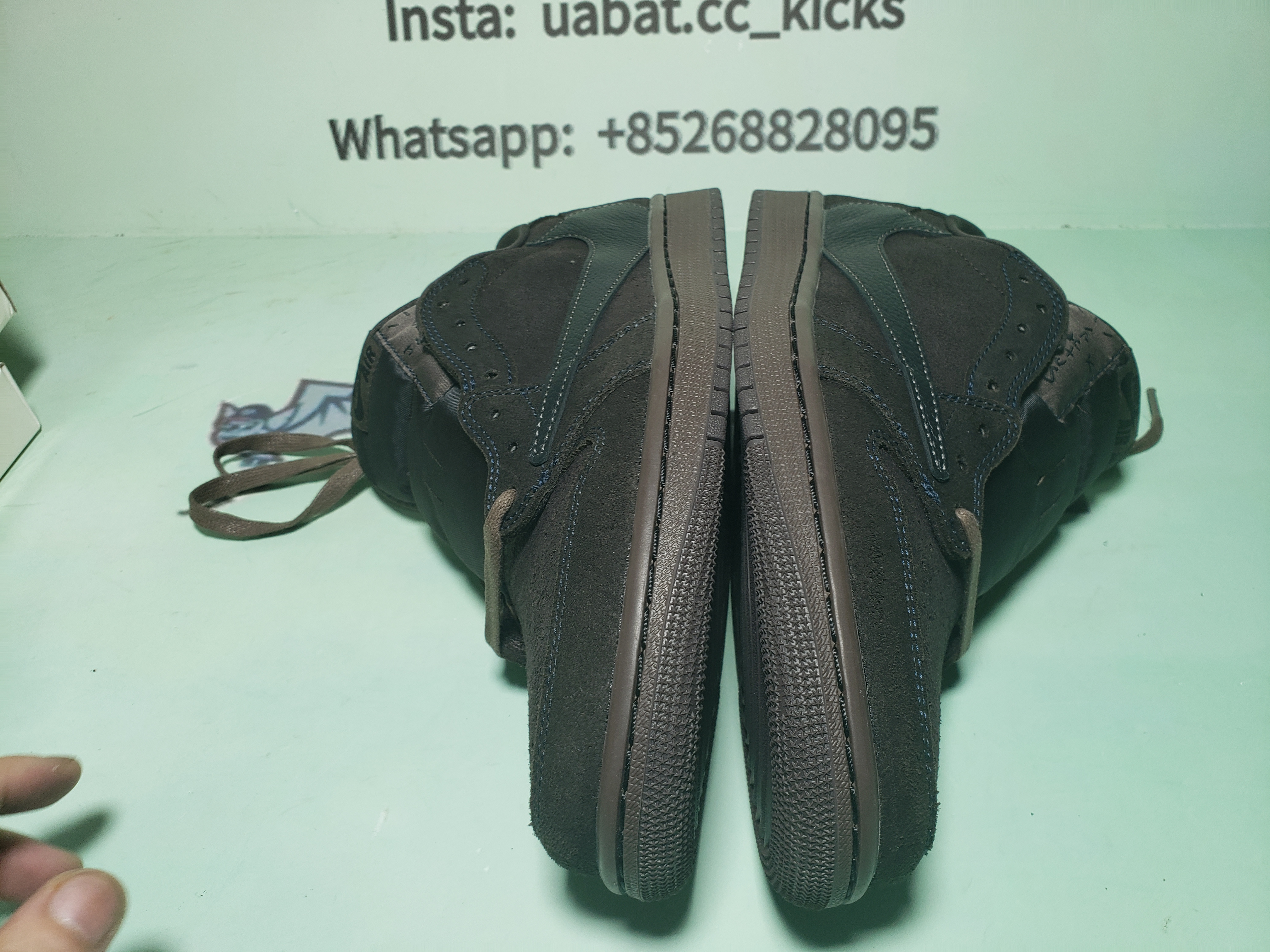 Uabat Travis Scott x Air Jordan 1 Retro Low OG SP Velvet Brown DM7866-202 