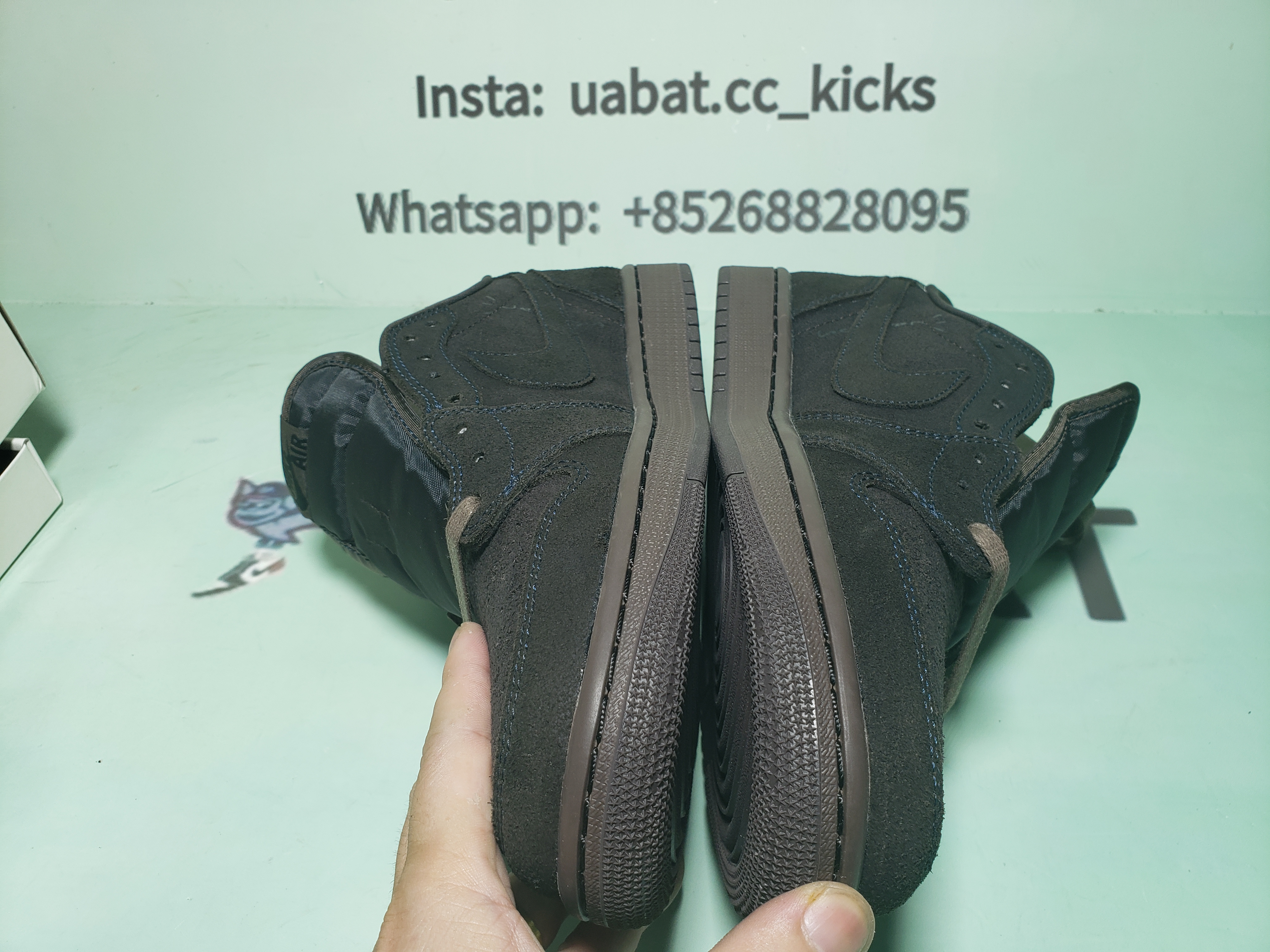 Uabat Travis Scott x Air Jordan 1 Retro Low OG SP Velvet Brown DM7866-202 