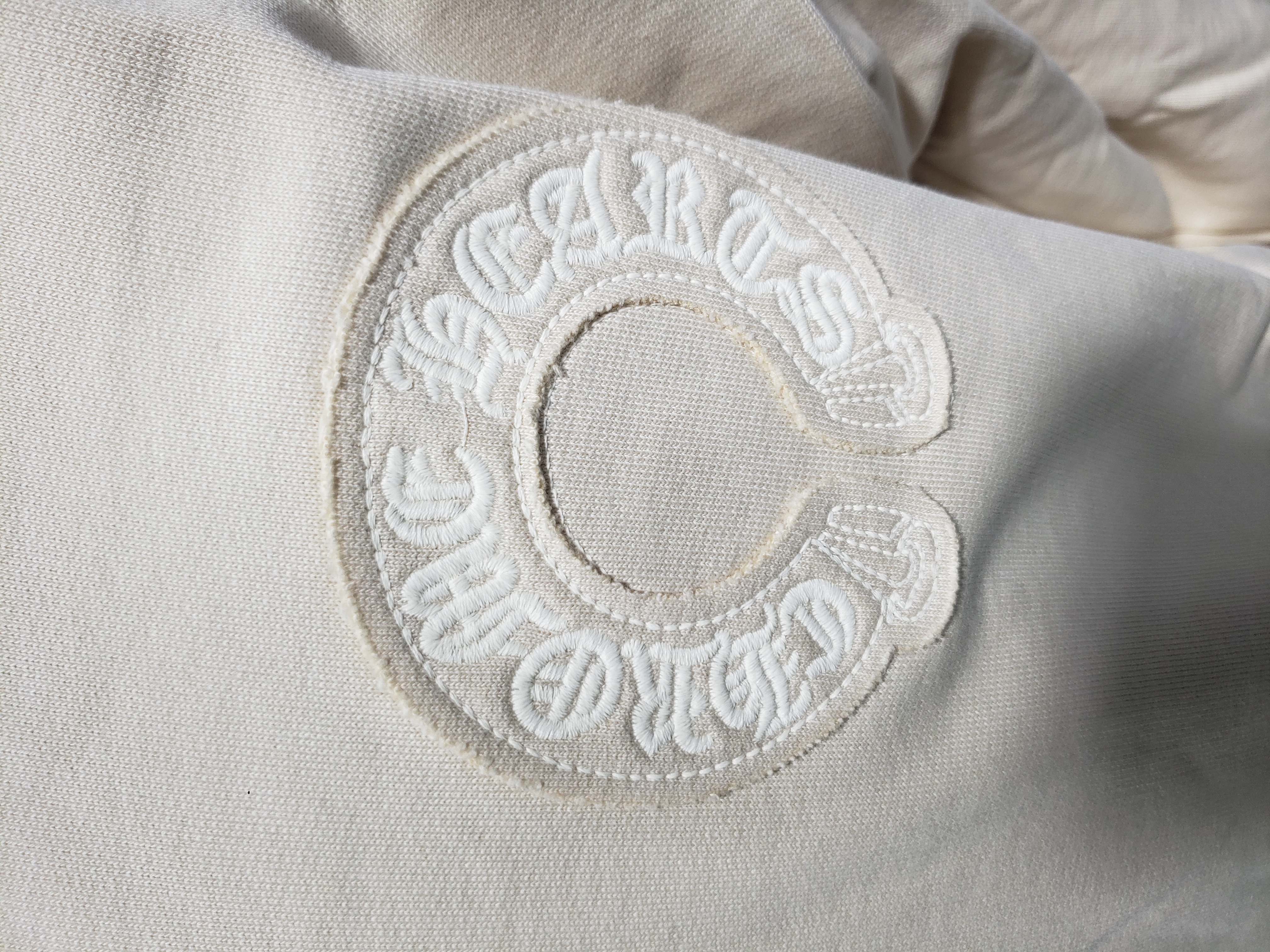 Chrome Hearts distressed burnt patch Hoodie 2