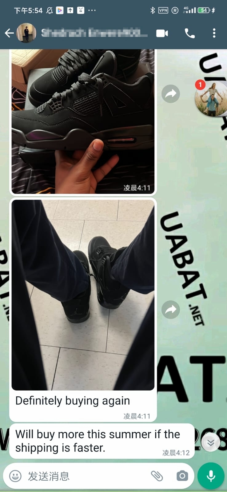 Uabat Jordan 4 Retro Black Cat (2020) ,CU1110-010 review uabat reviews 01