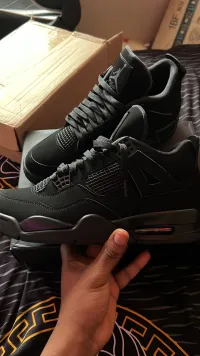 Uabat Jordan 4 Retro Black Cat (2020) ,CU1110-010 review 1