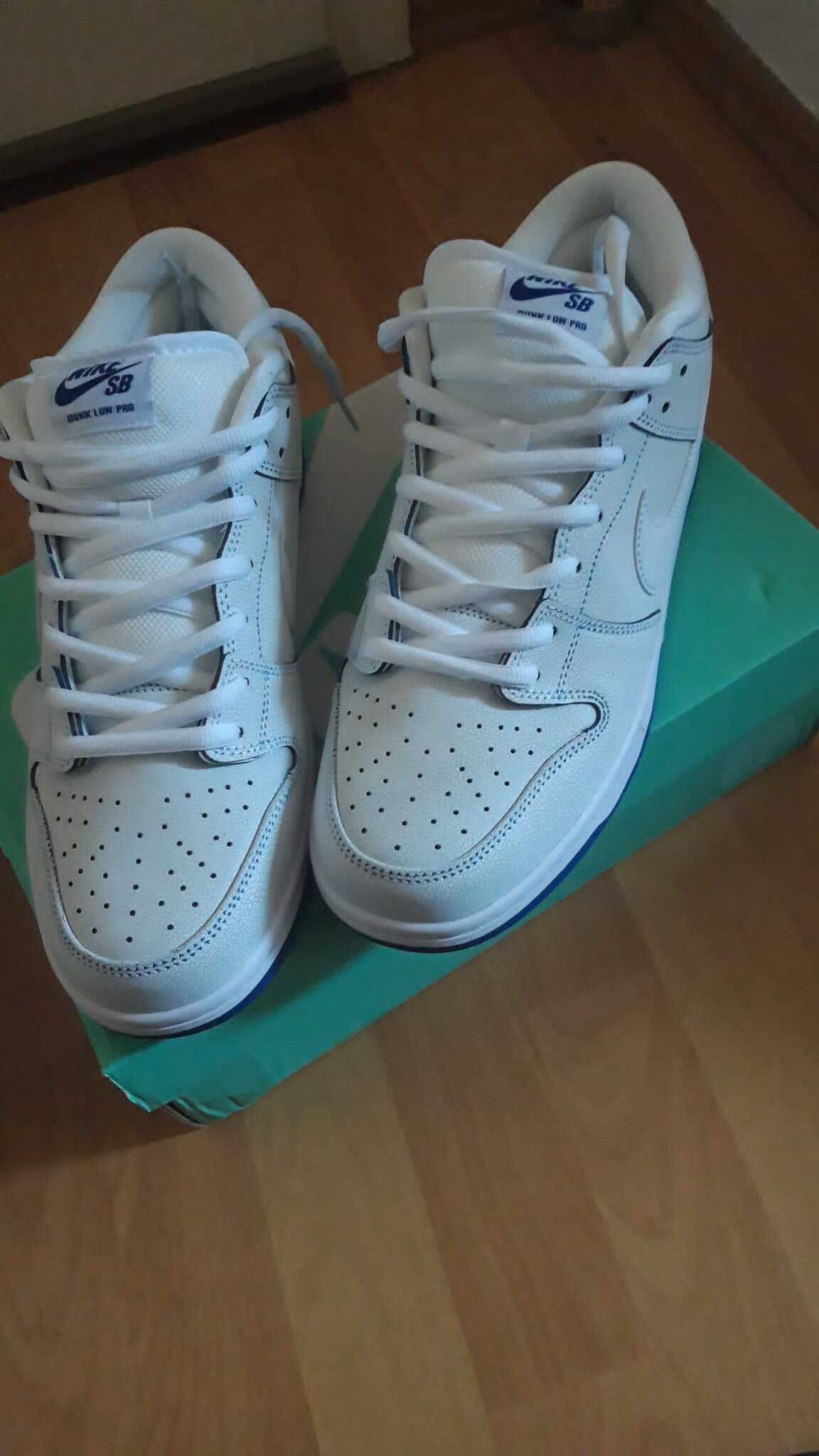 OG Dunk Low Premium White Game Royal,CJ6884-100 review 0