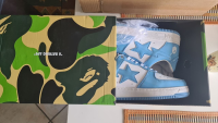 OG A Bathing Ape Bape Sta Low White Blue,1M70-191-001 review 0