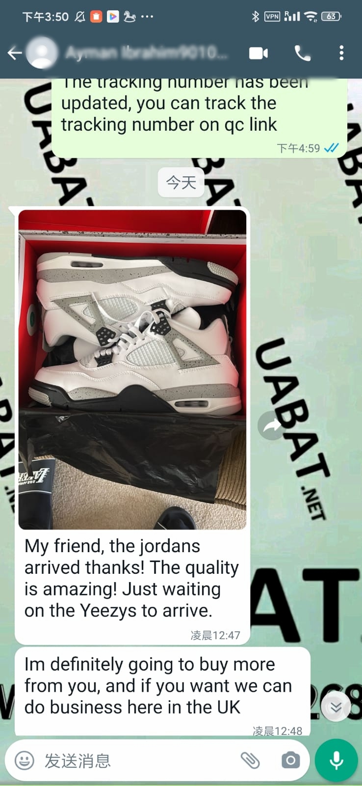 OG Jordan 4 Retro White Cement (2016) ,840606-192 review uabat reviews 02