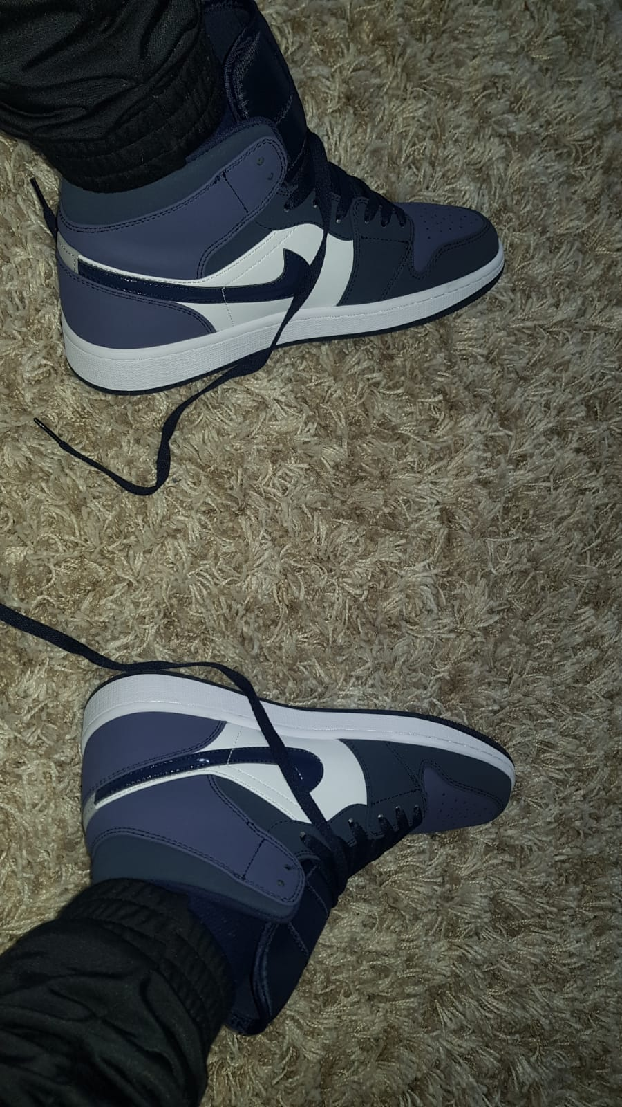 OG Air Jordan 1 Mid Obsidian Sanded Purple, 554724-445 review uabat reviews 02