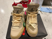 Uabat Jordan 4 Retro Off-White Sail, CV9388-100 review 1