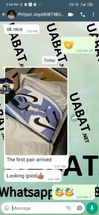 OG Jordan 1 Retro High OG University Blue ,555088-134 review 1
