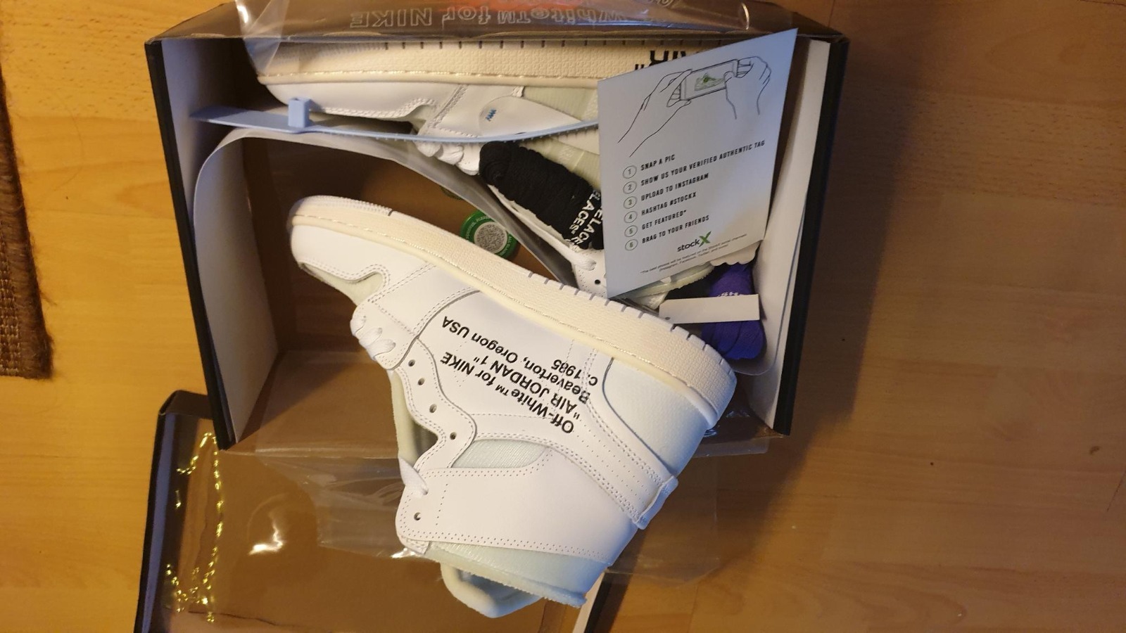 Uabat Jordan 1 Retro High Off-White University Blue,AQ0818-148 review Bastian 01