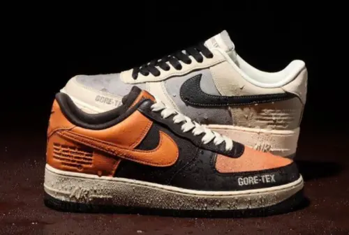 GORE-TEX fabric blessing! Two Air Force 1 