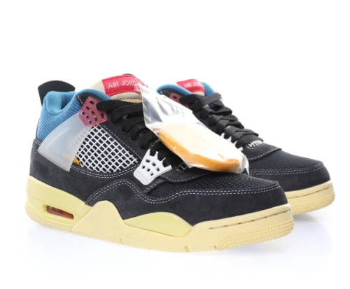 Union LA x Nike Air Jordan 4 Retro Jordan AJ4 Generation Middle Cut Culture Basketball Shoes DC9533-800​-001