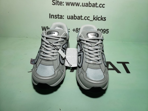 QC Pictures : Uabat Dior B30 Light Grey Sneakers Grey 3SN279ZND-H860