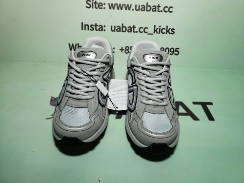 QC Pictures : Uabat Dior B30 Light Grey Sneakers Grey 3SN279ZND-H860