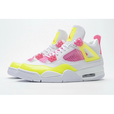 Perfectkicks Jordan 4 Retro White Lemon Pink  ,CV7808-100 01