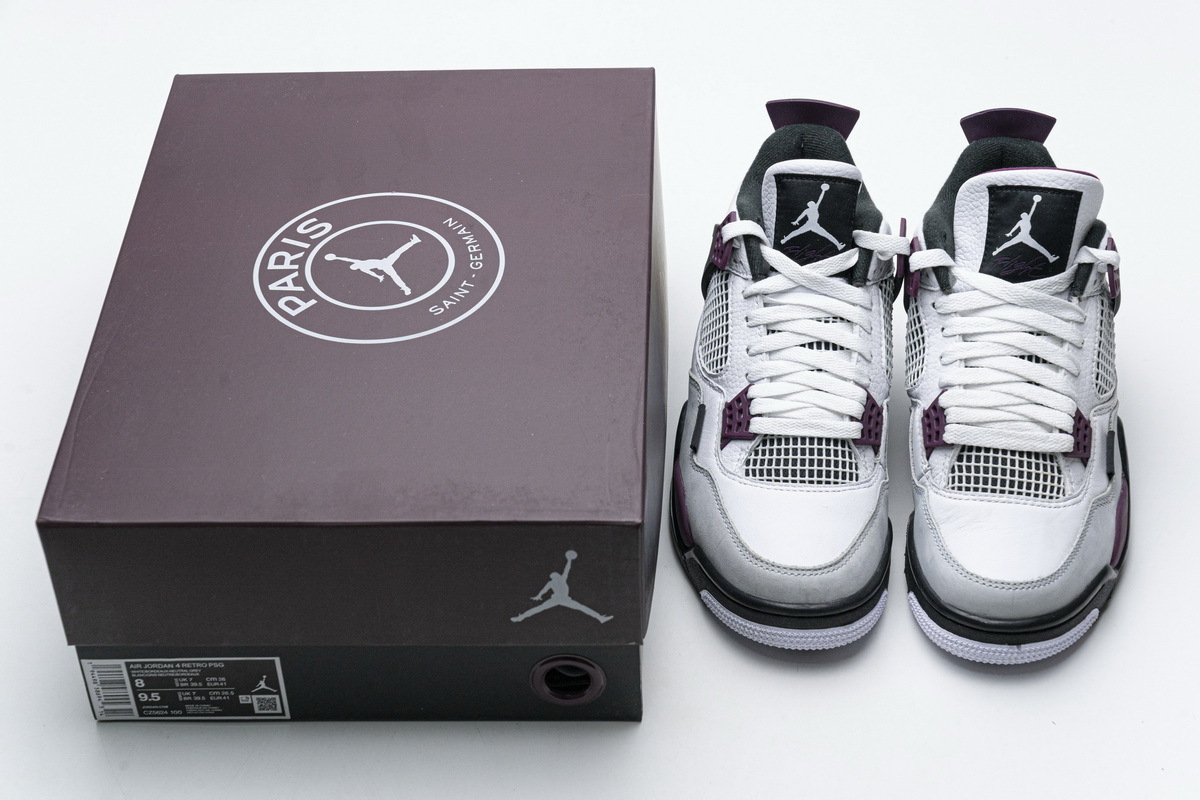 GET Jordan 4 Retro PSG Paris Saint-Germain,CZ5624-100