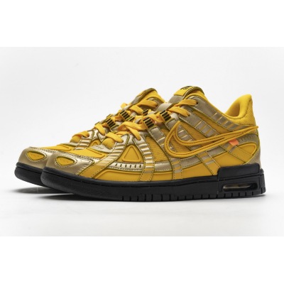PK Air Rubber Dunk SB Off-White University Gold，CU6015-700 01
