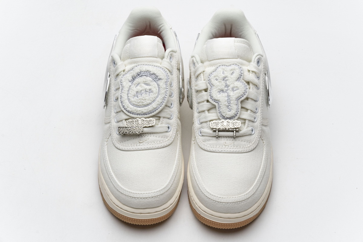  【Flash Sale】Perfectkicks Air Force 1 Low Travis Scott Sail,AQ4211-101