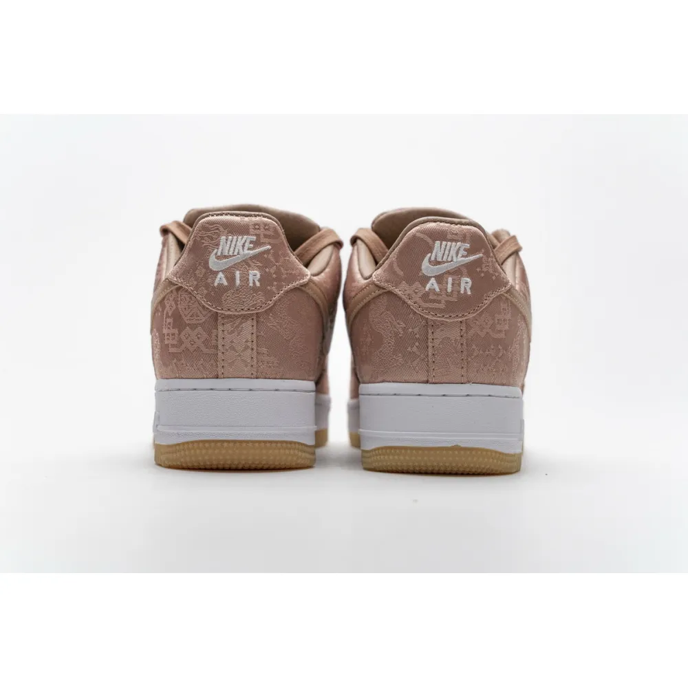  Perfectkicks Air Force 1 Low Clot Rose Gold Silk ,CJ5290-600