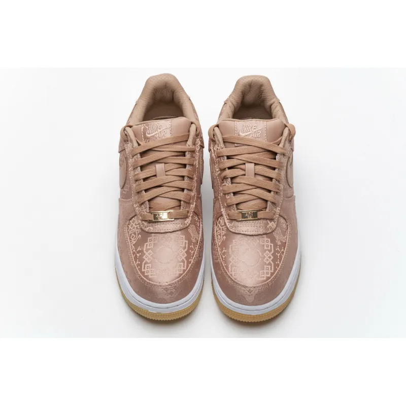  Perfectkicks Air Force 1 Low Clot Rose Gold Silk ,CJ5290-600
