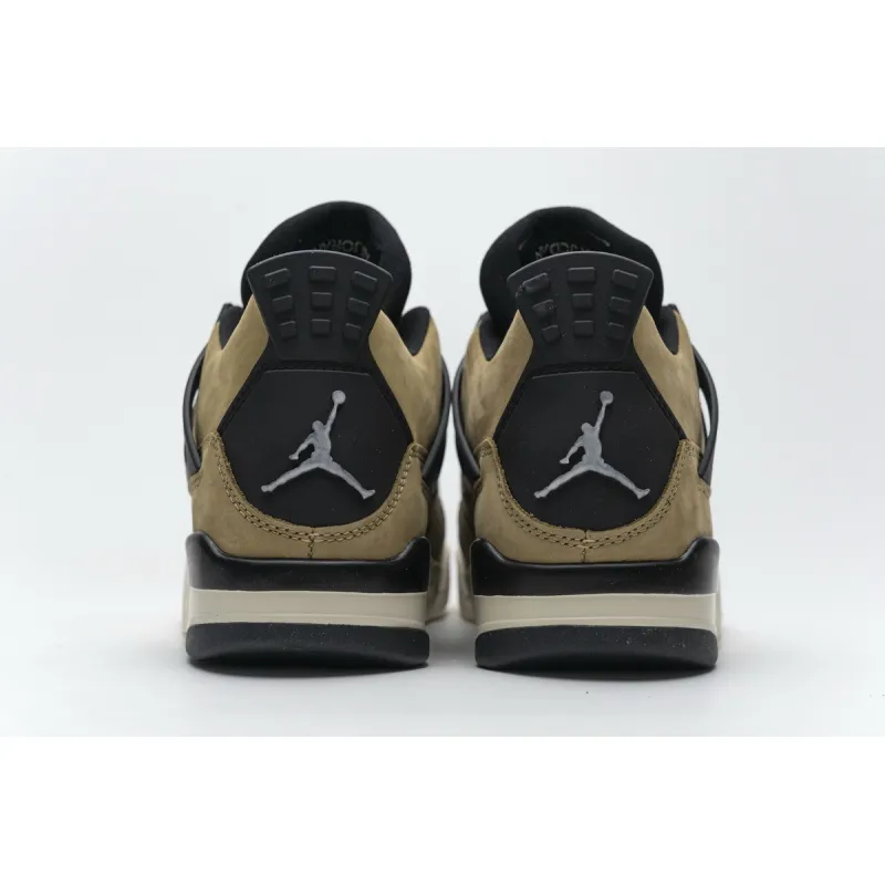 【Free Shipping】 Perfectkicks Jordan 4 Retro Fossil,AQ9129-200