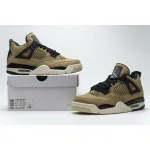 【Free Shipping】 Perfectkicks Jordan 4 Retro Fossil,AQ9129-200