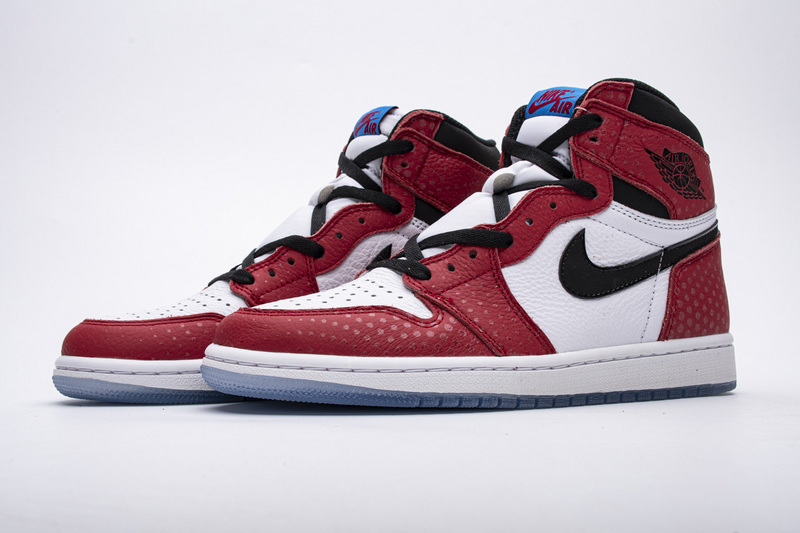 Perfectkicks Jordan 1 Retro High Spider-Man Origin Story,555088-602