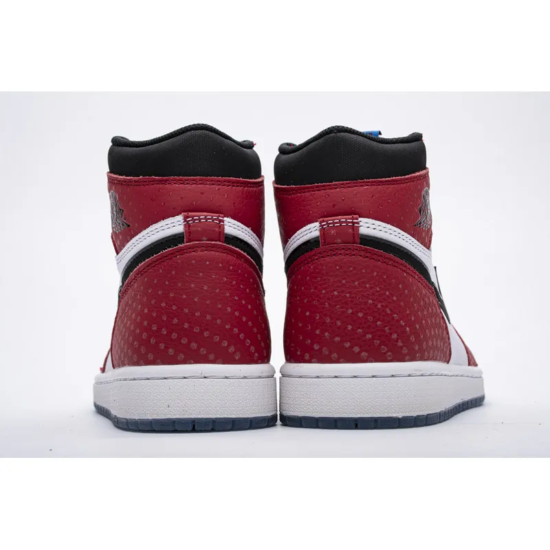 Perfectkicks Jordan 1 Retro High Spider-Man Origin Story,555088-602