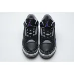 Perfectkicks Jordan 3 Retro Black Court Purple ,CT8532-050