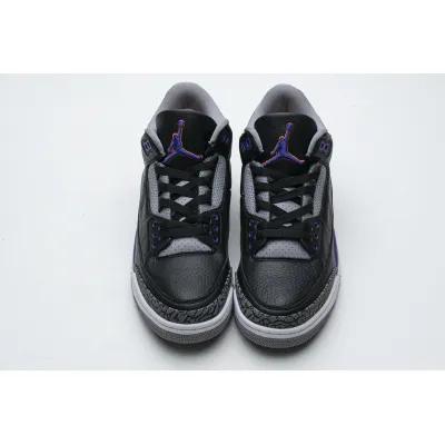 Perfectkicks Jordan 3 Retro Black Court Purple ,CT8532-050 02