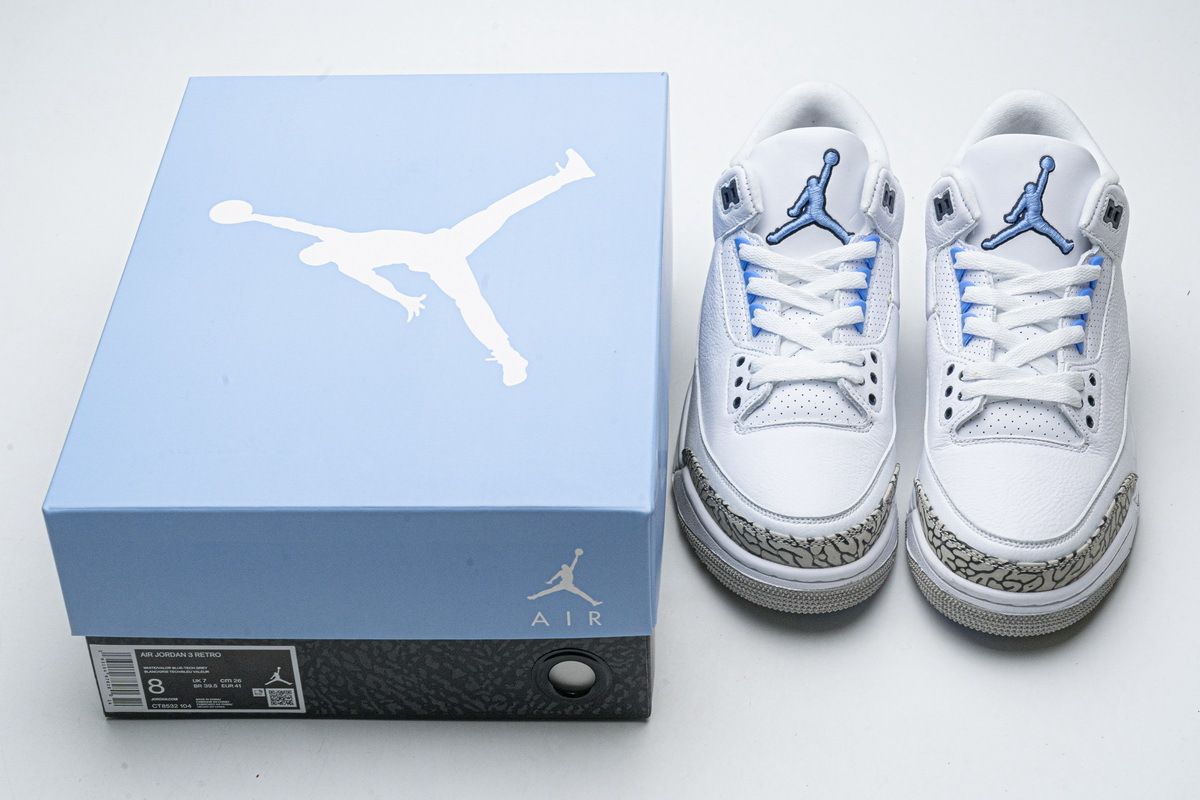  Perfectkicks Jordan 3 Retro UNC  ,CT8532-104