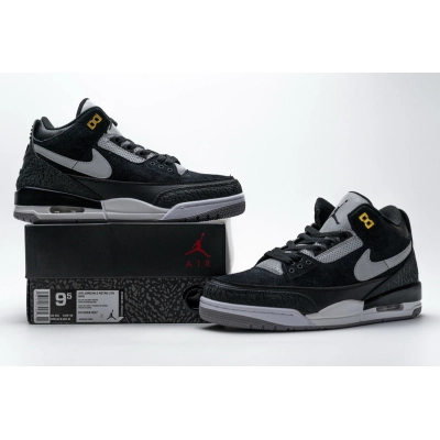  Perfectkicks Jordan 3 Retro Tinker Black Cement Gold,CK4348-007 02