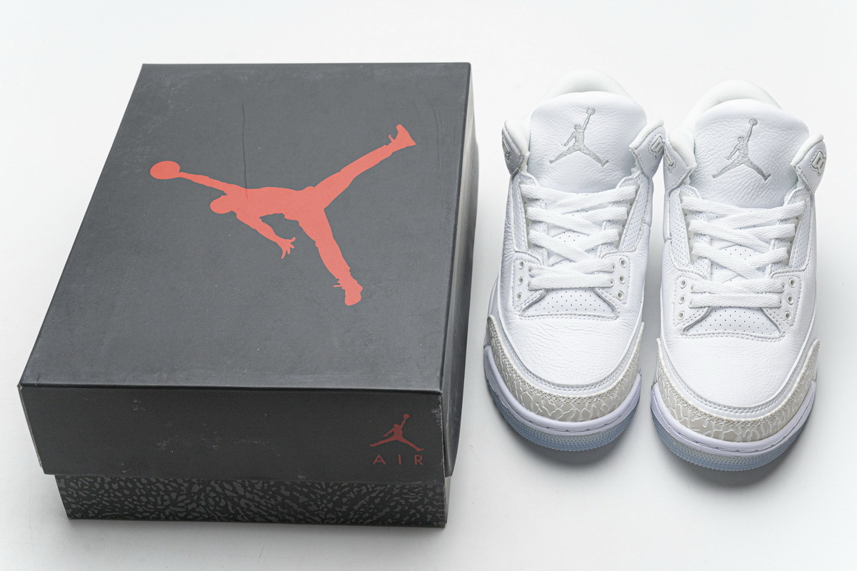  Perfectkicks Jordan 3 Retro Pure White,136064-111