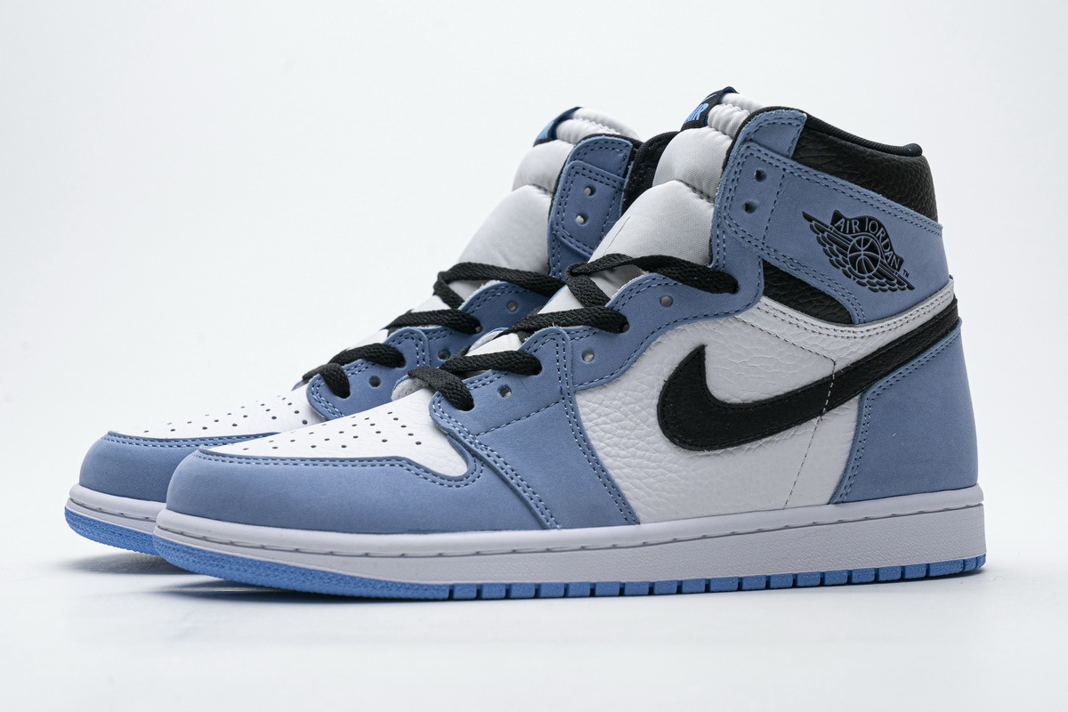 Nice Kicks Get Jordan 1 Retro High White University Blue Black,555088 