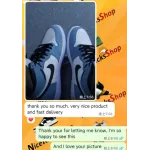  GET Jordan 1 Retro High White University Blue Black,555088-134