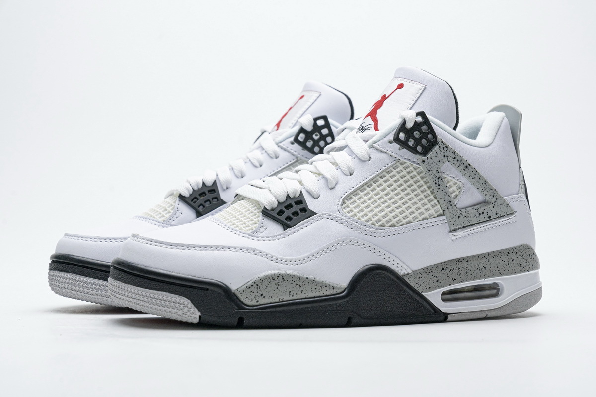  GET Jordan 4 Retro White Cement,840606-192