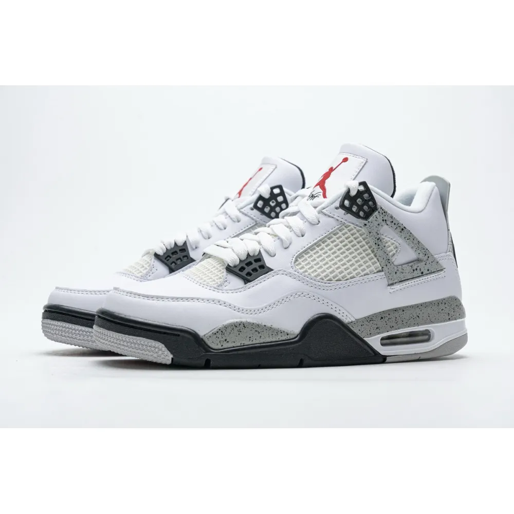 GET Jordan 4 Retro White Cement,840606-192