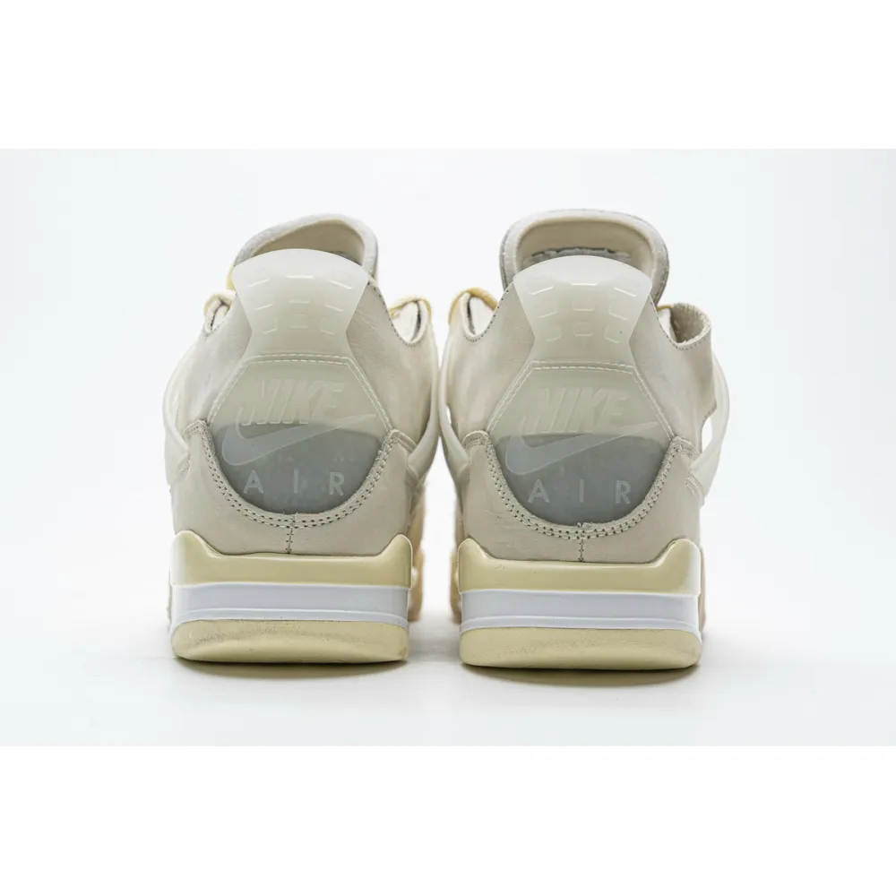 GET Jordan 4 Retro Off-White Sail,CV9388-100