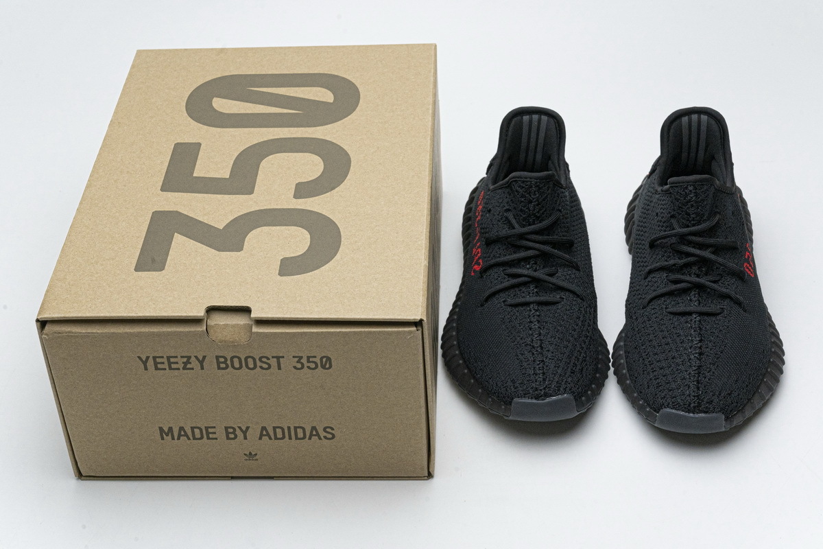  GET Yeezy Boost 350 V2 Black Red (2017/2020),CP9652