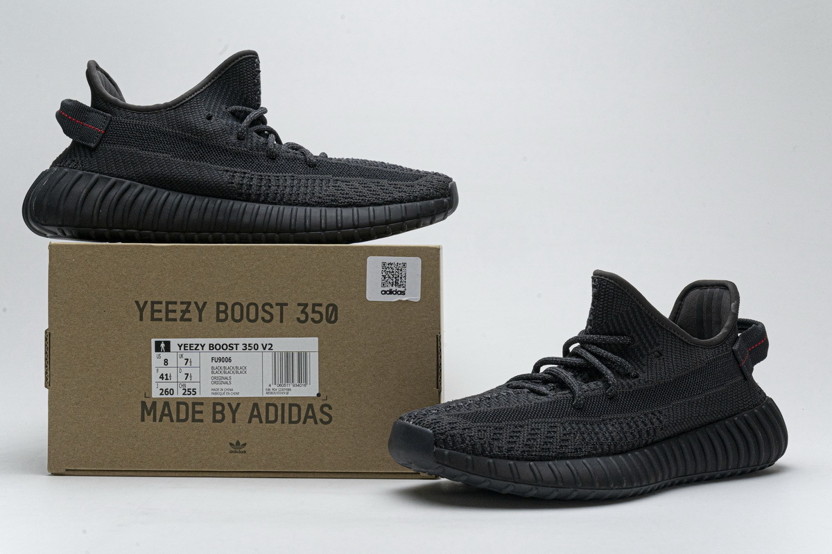  GET Yeezy Boost 350 V2 Static Black (Reflective),FU9007