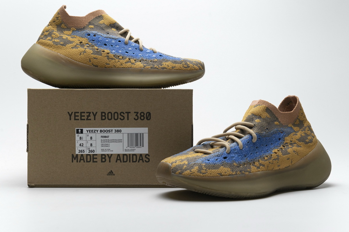  Perfectkicks Yeezy Boost 380 Blue Oat Reflective,FX9847