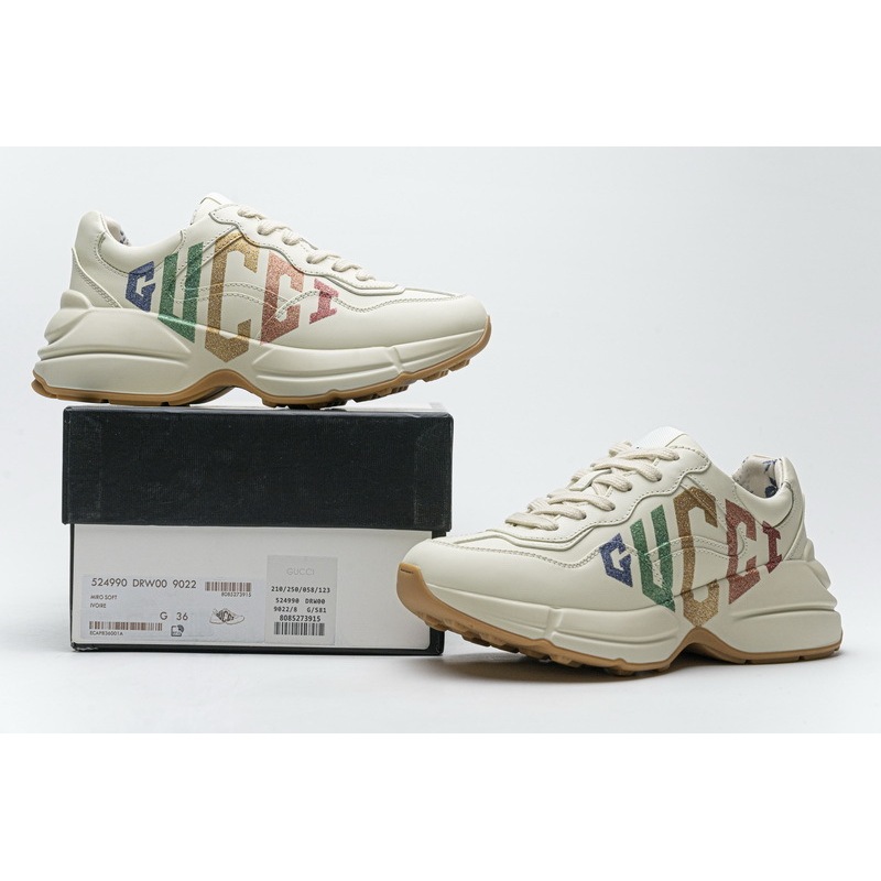  PK Gucci Rhyton Rainbow Glitter,524990 DRW00 9022