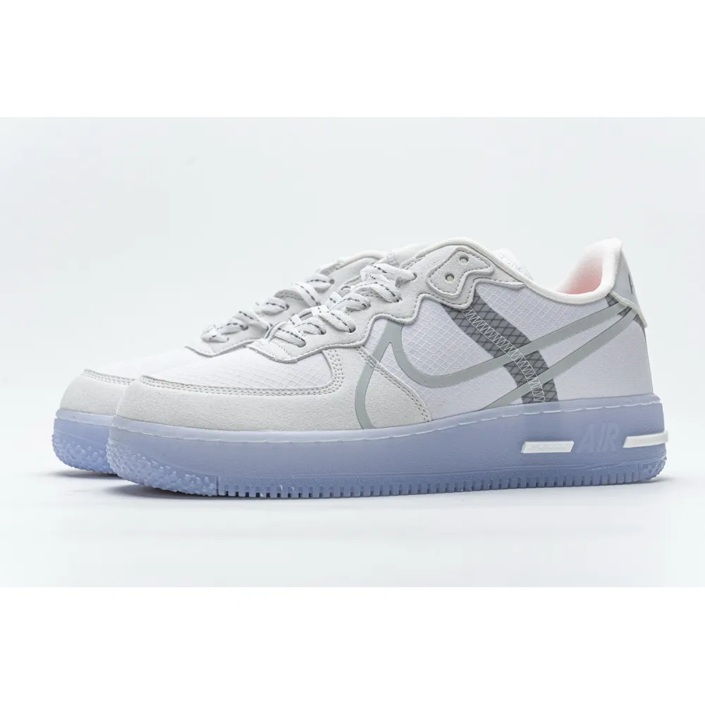 GET Air Force 1 React White Light Bone,CQ8879-100