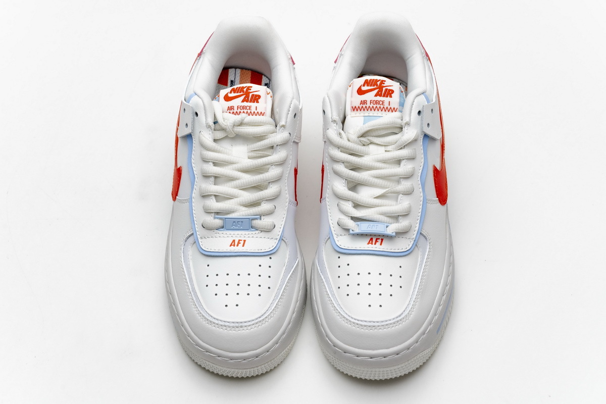  GET Air Force 1 Shadow Summit White Team Orange,CQ9503-100